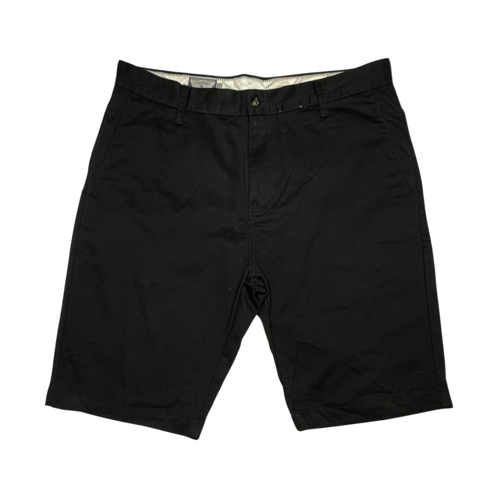 Volcom Black Trouser Shorts